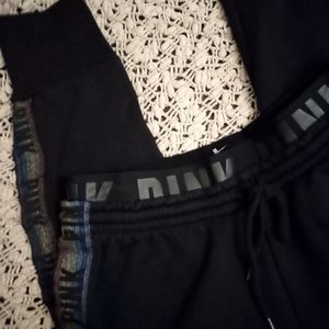 Vs Pink Tapered Joggers-NWOT